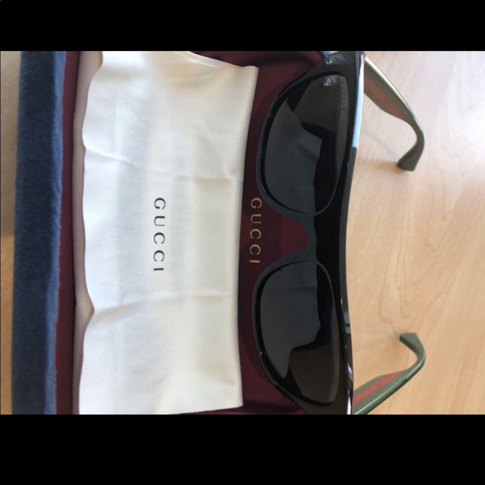 Gucci polarized shades.